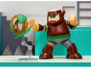 Wood Man 5" Moveable Figure (Deluxe Version) with Accessories and Alternate Head and Hands "Mega Man" (1987) Video Game Model by Jada image 3