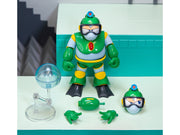 Bubble Man 5" Moveable Figure (Deluxe Version) with Accessories and Alternate Head and Hands "Mega Man" (1987) Video Game Model by Jada image 5