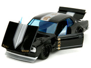1971 Nissan Skyline GT-R RHD (Right Hand Drive) Black with Silver Stripe and Mikey Diecast Figure "Tokyo Revengers" (2021) TV Series "Anime Hollywood Rides" Series 1/24 Diecast Model Car by Jada image 2