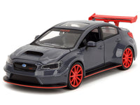 Jada 2016 Subaru WRX STI Widebody dark blue Yuji Itadori figure Jujutsu Kaisen 1:24 34714, view 4