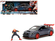 2016 Subaru WRX STI Widebody Dark Blue and Yuji Itadori Diecast Figure "Jujutsu Kaisen" (2020-2023) TV Series "Anime Hollywood Rides" Series 1/24 Diecast Model Car by Jada image 5