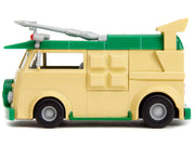 Party Wagon Green and Beige "Teenage Mutant Ninja Turtles" "Hollywood Rides" Series Diecast Model Car by Jada image 4