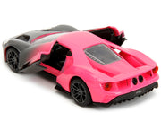 2017 Ford GT Gray Metallic and Pink Gradient "Pink Slips" Series 1/32 Diecast Model Car by Jada image 3