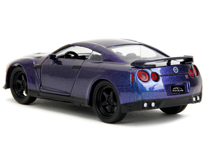 2009 Nissan GT-R (R35) Purple Metallic "Pink Slips" Series 1/32 Diecast Model Car by Jada image 2