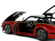 1972 Datsun 240Z Black and Red Metallic with Graphics "Fast X" (2023) Movie "Fast & Furious" Series 1/24 Diecast Model Car by Jada image 3