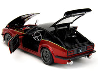 1972 Datsun 240Z Black and Red Metallic with Graphics "Fast X" (2023) Movie "Fast & Furious" Series 1/24 Diecast Model Car by Jada image 5