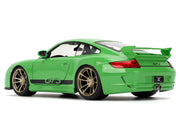 Porsche 911 GT3 (997) Green with Black Accents "Fast X" (2023) Movie "Fast & Furious" Series 1/24 Diecast Model Car by Jada image 3