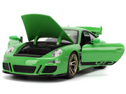 Porsche 911 GT3 (997) Green with Black Accents "Fast X" (2023) Movie "Fast & Furious" Series 1/24 Diecast Model Car by Jada image 4