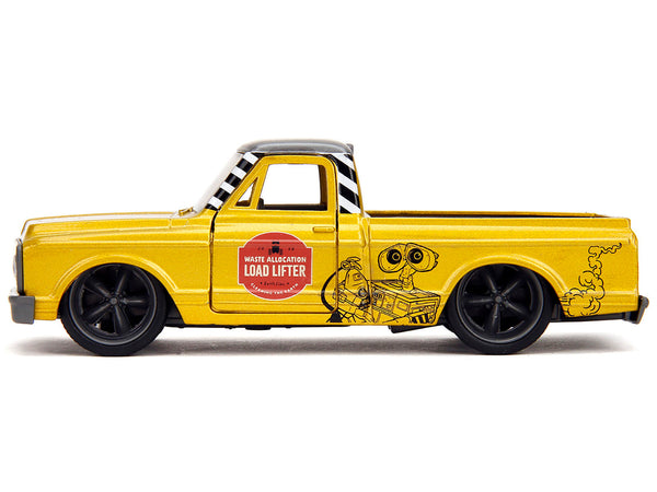 Jada WALL-E 1972 Chevrolet Cheyenne pickup gold gray 1:32 34925, product image 1