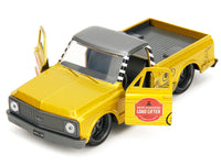 Jada WALL-E 1972 Chevrolet Cheyenne pickup gold gray 1:32 34925, product image 4