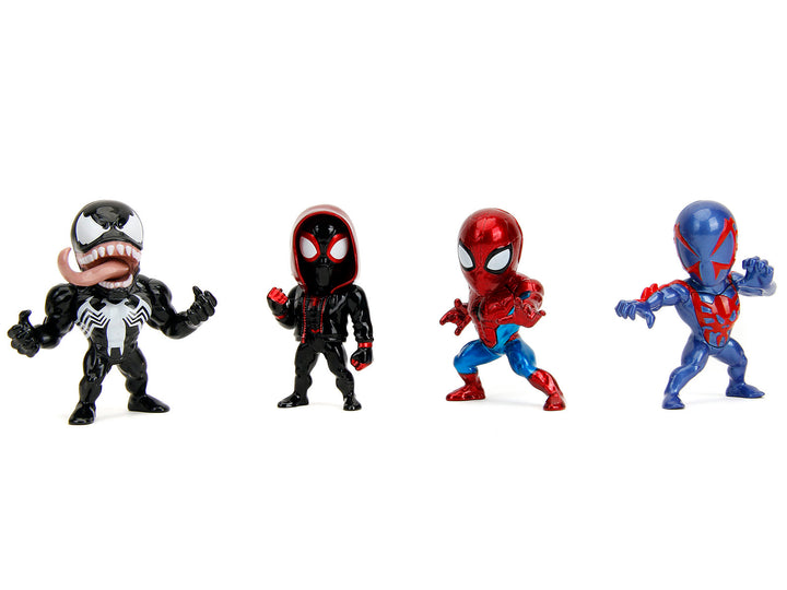 Set of 4 Diecast Figures "Spider-Man" Wave 4 "Metalfigs" Series Diecast Models by Jada image 2