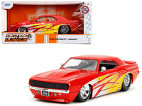 Jada 35029 red 1969 Chevrolet Camaro with graphics, Bigtime Muscle 1:24 diecast
