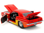 1969 Chevrolet Camaro Red with Graphics "BigTime Muscle" Series 1/24 Diecast Model Car by Jada image 4