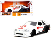 1989 Ford Mustang GT "Texaco" White and Matt Black with Graphics "Bigtime Muscle" Series 1/24 Diecast Model Car by Jada image 3