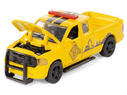 Ram 1500 Pickup Truck Yellow with Compressor Trailer and Worker Figure with Accessories Set 1/50 Diecast Models by Siku image 3