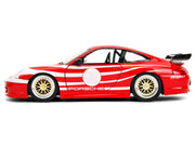 Porsche 911 GT3 (996) Red with White Graphics "Hyper-Spec" Series 1/24 Diecast Model Car by Jada image 3