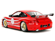 Porsche 911 GT3 (996) Red with White Graphics "Hyper-Spec" Series 1/24 Diecast Model Car by Jada image 5