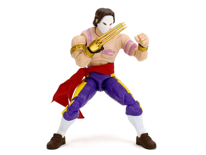 Vega 6" Moveable Figure with Alternate Head and Limbs "Ultra Street Fighter II: The Final Challengers" (2017) Video Game Model by Jada image 2