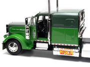 1992 Peterbilt 379 Truck Tractor Green Two-Tone and Purple "The Incredible Hulk" "Marvel Avengers" Series Diecast Model by Jada image 4
