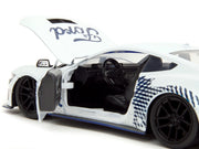 2024 Ford Mustang Dark Horse White with "Mustang Horse Graphics" "Bigtime Muscle" Series 1/24 Diecast Model Car by Jada image 3