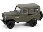 1962 Nissan Patrol Matt Olive Green "All Terrain" Series 16 1/64 Diecast Model Car by Greenlight image 3