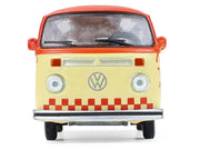 1975 Volkswagen Type 2 Van "Bubbie Burgers Food Truck" Orange and Cream "Blue Collar Collection" Series 14 1/64 Diecast Model Car by Greenlight image 4