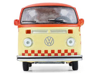 1975 Volkswagen Type 2 Van "Bubbie Burgers Food Truck" Orange and Cream "Blue Collar Collection" Series 14 1/64 Diecast Model Car by Greenlight image 4