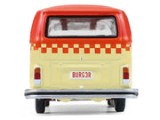 1975 Volkswagen Type 2 Van "Bubbie Burgers Food Truck" Orange and Cream "Blue Collar Collection" Series 14 1/64 Diecast Model Car by Greenlight image 5