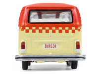 1975 Volkswagen Type 2 Van "Bubbie Burgers Food Truck" Orange and Cream "Blue Collar Collection" Series 14 1/64 Diecast Model Car by Greenlight image 5