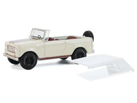 1967 International Scout 800 Sportop Cream with Brown Stripes and White Top "All Terrain" Series 17 1/64 Diecast Model Car by Greenlight image 2