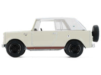 1967 International Scout 800 Sportop Cream with Brown Stripes and White Top "All Terrain" Series 17 1/64 Diecast Model Car by Greenlight image 3