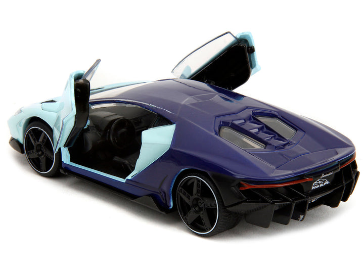 Lamborghini Centenario Light Blue and Purple "Pink Slips" Series 1/32 Diecast Model Car by Jada image 2