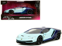 Lamborghini Centenario Light Blue and Purple "Pink Slips" Series 1/32 Diecast Model Car by Jada image 3