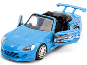 2001 Honda S2000 Convertible Blue with Graphics "Fast & Furious Remix - 25th Anniversary" Series 1/32 Diecast Model Car by Jada image 2