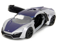 Lykan Hypersport Silver Metallic and Purple "Pink Slips" Series 1/32 Diecast Model Car by Jada image 5