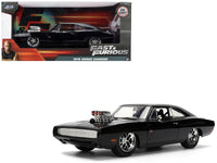 Black 1970 Dodge Charger R/T with Furious 7 manufacturer box, Jada 35423, 1:24