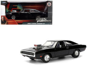 Dom's 1970 Dodge Charger R/T Black "F9" (2021) Movie "Fast & Furious" Series 1/24 Diecast Model Car by Jada image 4