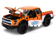 2017 Ford F-150 Raptor Pickup Truck "Frosted Flakes" Orange with Graphics and Tony the Tiger Diecast Figure "Hollywood Rides" Series 1/24 Diecast Model Car by Jada image 3