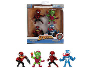 Set of 4 Diecast Figures "Spider-Man" "Metalfigs" Series Diecast Models by Jada image 5