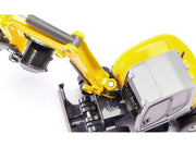 Wacker Neuson EW65 Mobile Excavator Yellow and Gray 1/50 Diecast Model by Siku image 3