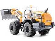 Liebherr L556 Wheel Loader Yellow with White Cabin 1/50 Diecast Model by Siku image 3