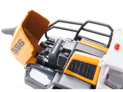 Liebherr L556 Wheel Loader Yellow with White Cabin 1/50 Diecast Model by Siku image 4