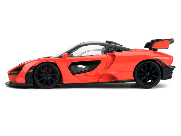 Red and black McLaren Senna, Fast X, 1:32, closed side view — Jada 35614