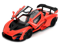 Red and black McLaren Senna, Fast X, 1:32, front view with doors open — Jada 35614