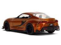 2020 Toyota Supra Orange Metallic with Black Stripes "F9" (2021) Movie "Fast & Furious" Series 1/32 Diecast Model Car by Jada image 5