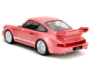 Porsche 911 Carrera RS (964) Pink Metallic with White Stripes "Pink Slips" Series 1/18 Diecast Model Car by Jada image 5