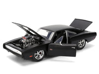 Jada 1970 Dodge Charger RT matte black Fast and Furious 1:24 35729, product image 4
