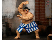 E. Honda 6.5" Moveable Figure with Accessories and Alternate Head and Hands "Ultra Street Fighter II: The Final Challengers" (2017) Video Game Model by Jada image 5