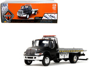 International DuraStar 4400 Flatbed Tow Truck Matt Black 1/24 Diecast Model Car by Jada image 4