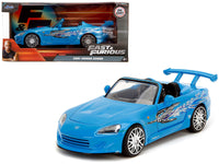 2001 Honda S2000 Convertible Blue with Graphics "Fast & Furious Remix" Series 1/24 Diecast Model Car by Jada image 5